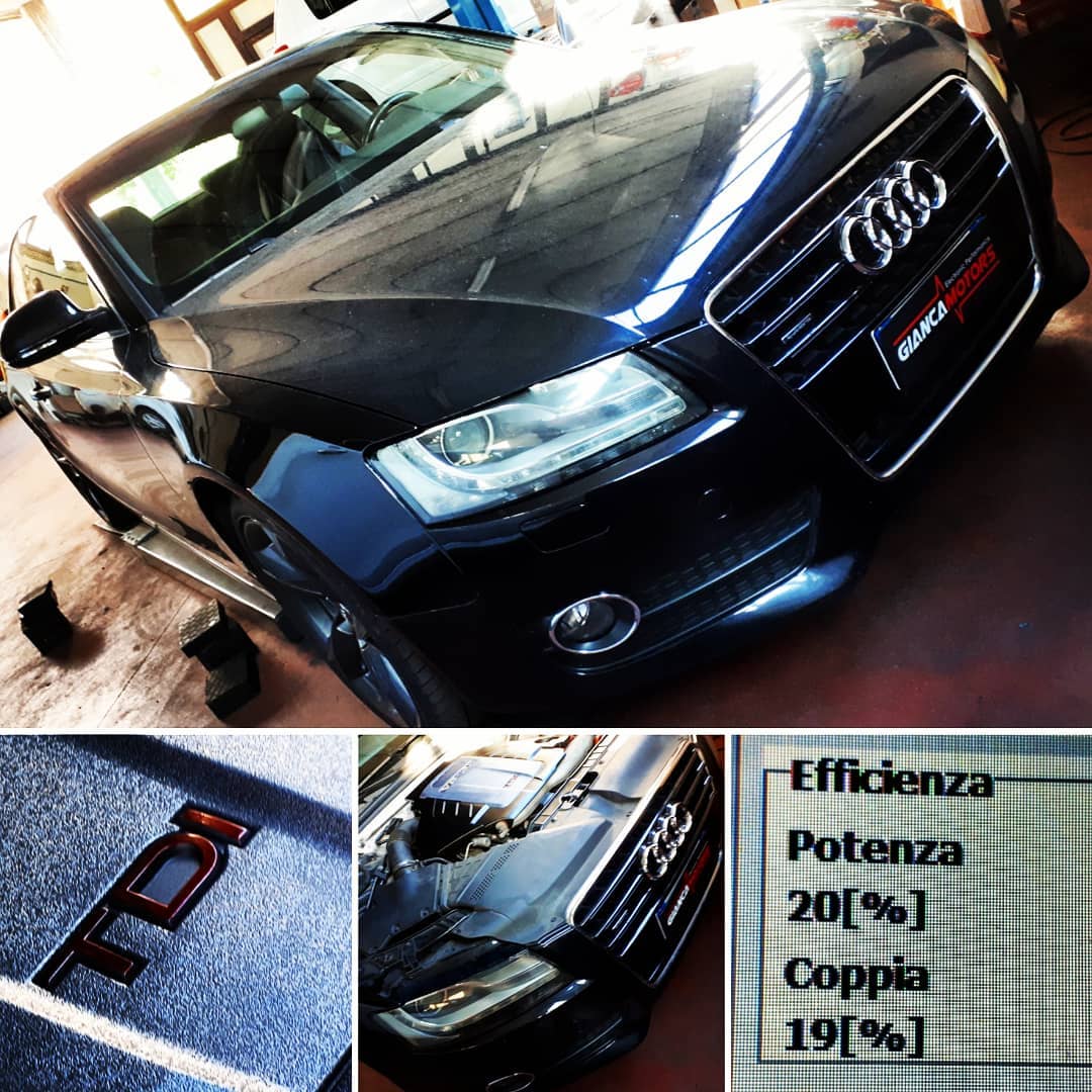 Riprogrammazione centralina Audi A5 3.0 TDI 239cv QUATTRO – ✅ Riprogrammazione ECU da OBD
✅ Ottimizzazione Potenza (20%)
✅ Ottima Coppia (19%)
✅ Consumi minori
✅ Nessun problema al sistema Fap/Dpf
✅ Affidabilità al TOP
✅ Intervent in soli 2 ore
What else?

Abbiamo migliorato l’efficienza di questa Audi A5 3.0 TDI per un piacere di guida al TOP!

Miglioramento di Coppia costante dai 1500 fino ai 4500 giri, nessuna esitazione ai bassi regimi, il tutto in appena 2 ore, il tempo di una rilassante pausa caffé al bar vicino.

Cerchi prestazioni migliori dalla tua Audi?
Rivolgiti a GiancaMotors, miglioriamo le prestazioni con affidabilità al TOP!! Se in settimana non hai tempo, ricorda che siamo aperti al sabato.

Per Info & Prenotazioni
☎️ 389.7979552
✉️ giancamotors@gmail.com
www.giancamotors.it
Siamo a Busto Arsizio (VA) a solo mezz’ora da Milano, Varese e Novara, e 4 orette da Berna